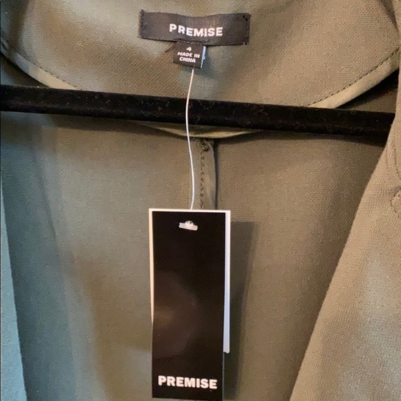 Premise • Olive Green • Jacket • Size 4 • - Picture 4 of 7